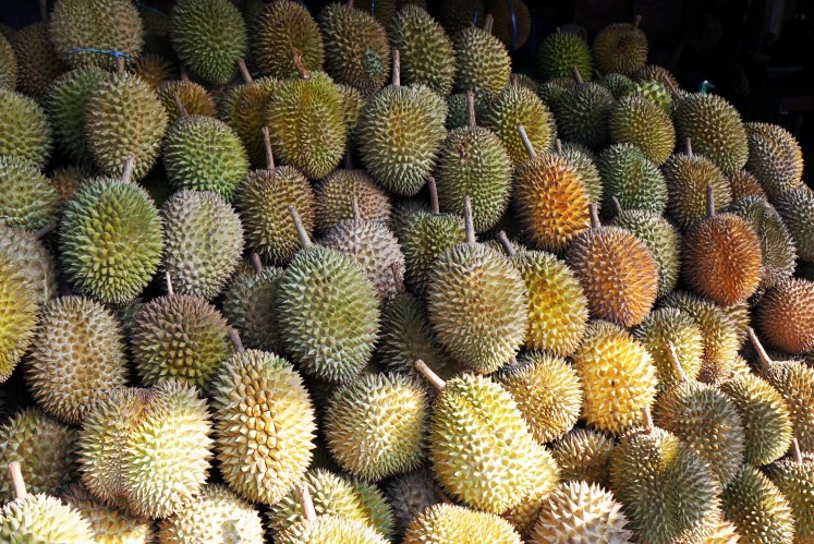 Durian season usually starts in June. 