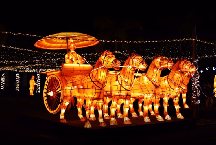 One of the attractions at Ancol Dreamland Park's Lantern Festival. It will be held from Aug. 10 to September. 