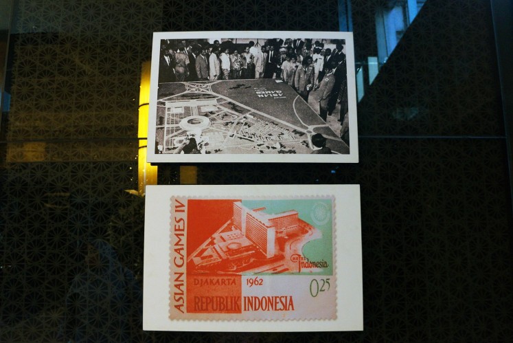 Memorabilia from the fourth Asian Games in 1962. 