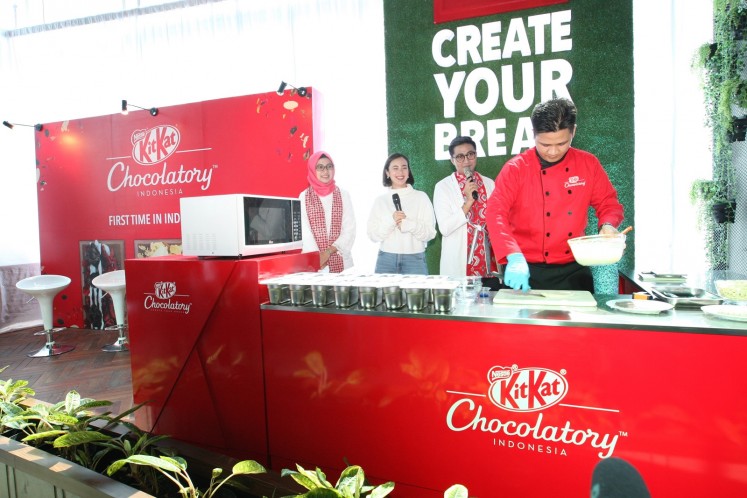 KitKat Chocolatory in Kota Kasablanka mall, Jakarta