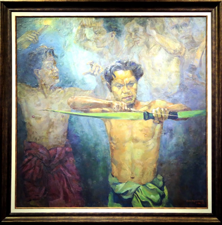 Vital spirit: Archery is a central theme in many of the artworks in the presidential collection as former president Sukarno found the archer’s spirit to fit with the Indonesian spirit.