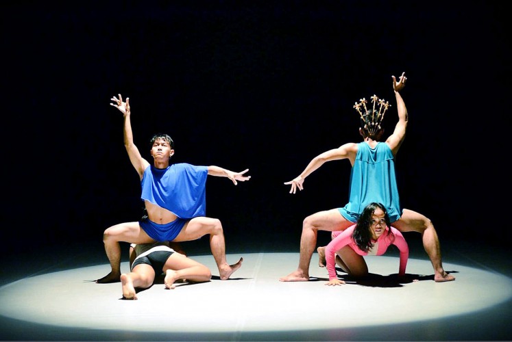 In between: Cablaka incorporates elements of dangdut koplo in contemporary dance.