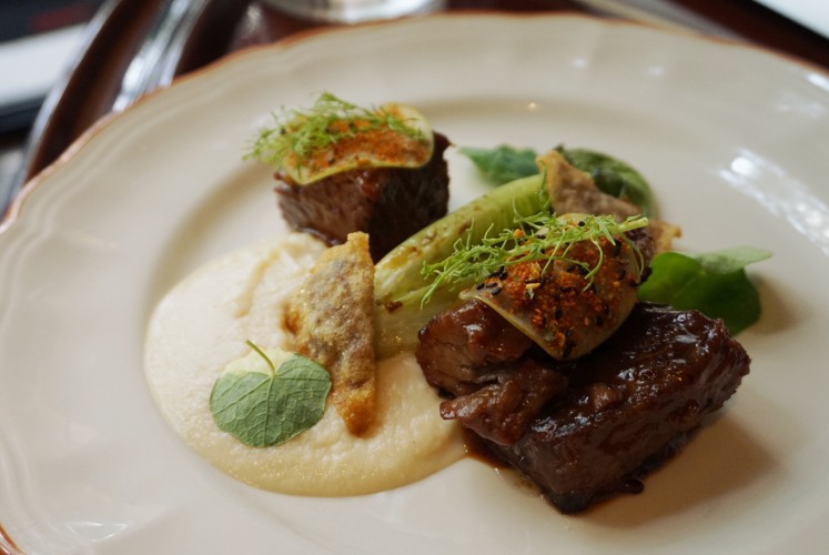 The tender and juicy 48-hour Angus beef short rib.