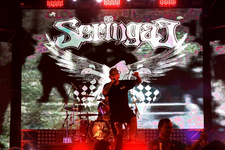 Metal band Seringai.