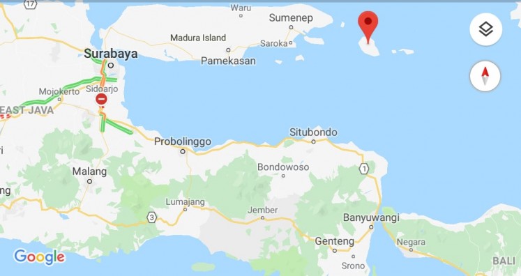 Sapudi Island is located in the eastern part of Java Island. It is part of Sumenep regency, East Java.