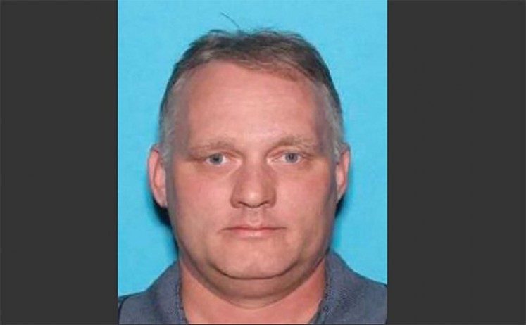 A Department of Motor Vehicles (DMV) ID picture of Robert Bowers, the suspect of the attack at the Tree of Life synagogue during a baby naming ceremony in Pittsburgh, Pensylvania. Eleven people were killed and six injured in a Pittsburgh synagogue shooting, the city's public safety director Wendell Hissrich said, an attack the FBI is investigating as a federal hate crime.
Authorities confirmed the suspect in custody was Robert Bowers, whose actions Scott Brady, the US attorney for Pennsylvania's Western District, said 