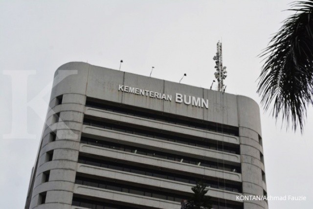 The State-Owned Enterprises (SOEs) Ministry building is shown in this picture. Lawmakers have rejected a government regulation that allows for the sale of state assets without approval from the House of Representatives.