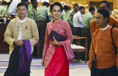 Myanmar lawmakers OK new executive post for Suu Kyi