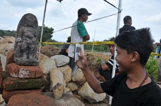 Mahakala statue discovered in Boyolali