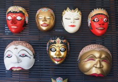 Panji masks are usually used in dance performances based on folk stories, especially Indonesian ones. JP/ Ganug Nugroho Adi
