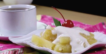 Singkong Thailand (Thai-style cassava dessert)