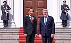 Jokowi meets with German President, discusses death penalty