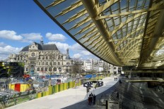 Canapes under the canopy? Paris gentrifies rusty mall 