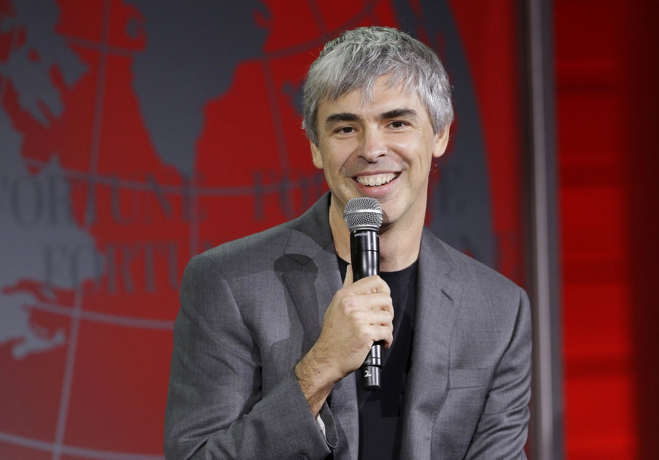 In this Nov. 2, 2015, file photo, Alphabet CEO Larry Page speaks at the Fortune Global Forum in San Francisco. Some of Alphabet's gains evaporated late Thursday, April 21, 2016, after the company announced first-quarter earnings and revenue that fell below analyst projections. The first-quarter performance will once again test Page's long-held belief that investors should be looking at the big picture instead of fixating on much a company's earnings rise and fall from one quarter to the next.
