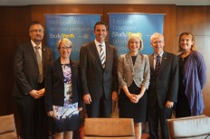 Western Australia Education Minister Hon. Peter Collier MLC led the delegation, accompanied by the vice chancellors of universities in Perth.
