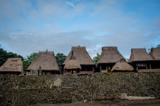 Strolling through megalithic village of Bena