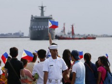 Philippine navy commissions its first landing dock vessel 