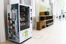 Independent bookstore BooksActually is encouraging people to shop for books without even visiting a bookstore by launching two book vending machines on Friday.