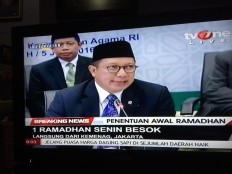 Indonesia declares Ramadhan begins Monday