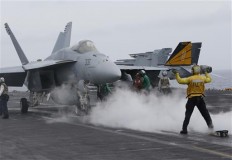 Chinese shadow US aircraft carrier on South China Sea patrol