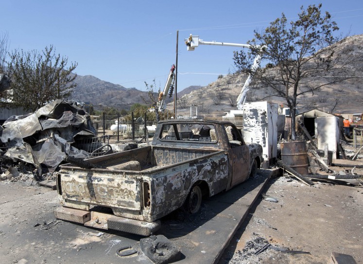 California wildfire 'most destructive' in county history 