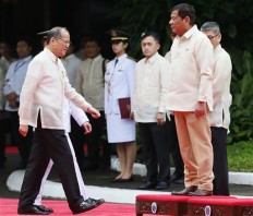Aquino bids Malacañang farewell