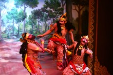 Wayang Orang Bharata's performance, titled "Remong Batik'. JP/ Wienda Parwitasari