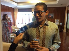 Sandiaga’s Idul Fitri visit list gets longer ahead of Jakarta election
