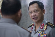 Jokowi to inaugurate Tito as top cop on Wednesday
