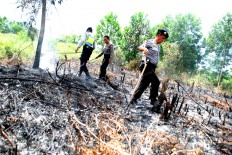 Riau Police drops probe into 11 firms linked to forest fires
