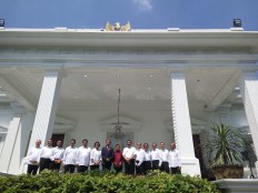 Jokowi's new Cabinet announced