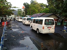 17 ambulances arrive on Nusakambangan 