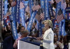 Clinton's big moment wraps up convention