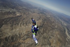 Skydiver becomes first person to jump and land without chute 