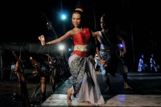 Dancers perform a traditional Javanese lovers dance. JP/ Albertus Magnus Kus Hendratmo