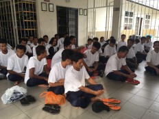 Indonesian survivors of capsized boat return home