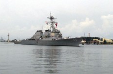 US Navy visits China, Ramos leaves for South China Sea talks