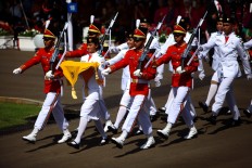 National flag-hoisting female team members to wear trousers &lsquo;to move easily&rsquo;