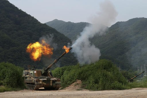 S. Korea holds largest artillery drills near N. Korea borderĀ