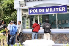Journalists file reports over alleged military attacks in N.Sumatra 