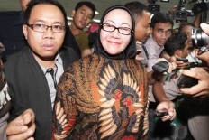 Atut voices support for son in Banten election race