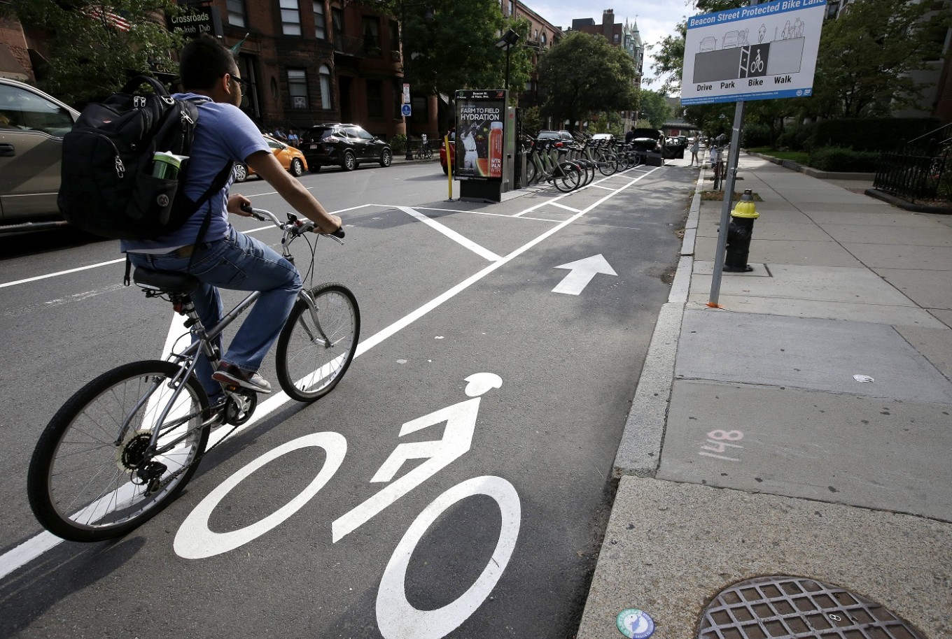 Bike Lanes Near Me When Mere Paint Won T Do It Bike Lanes Around The World Lifestyle The Jakarta Post