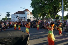 Thousands flock to Pentingsari Tourist Village in Sleman