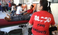 Displaced Ahmadis overcome despair to donate blood