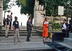 Police conduct reconstructions of Bali policeman's murder