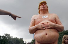 Naked Donald Trump could be yours! Statue up for auction 