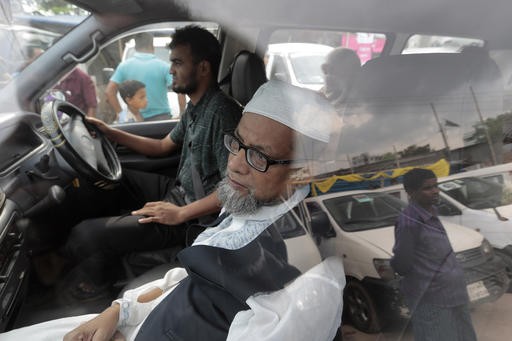 Relatives of Mir Quasem Ali, senior leader of Bangladesh's largest Islamic party Jamaat-e-Islami, arrive on Sept. 3, 2016, to visit him at the Kashimpur Central Jail in Gazipur, on the outskirts of Dhaka.