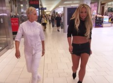 Watch Britney Spears, Ellen DeGeneres &lsquo;terrorize&rsquo; LA mall