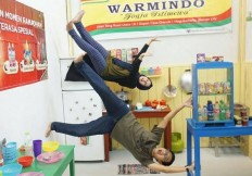 Upside down fun in Yogyakarta