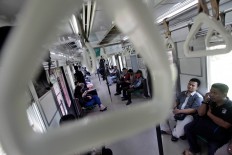 Commuter line running as usual after Serpong station damaged by strong winds, heavy rains